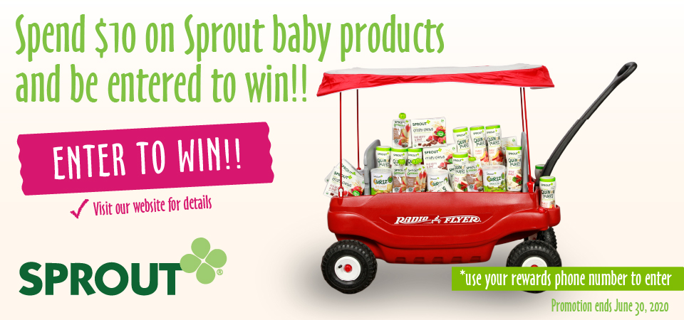 Enter to win Sprout Products!